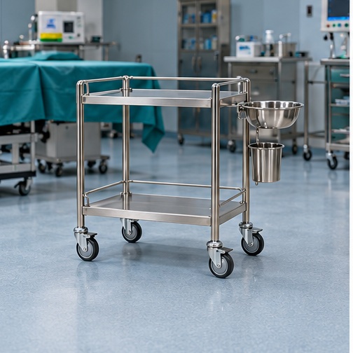 Dressing Trolley represented in Treatment Rooms