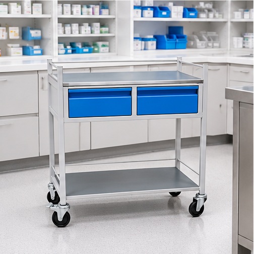 Drug Trolley represented in Hospital Wards