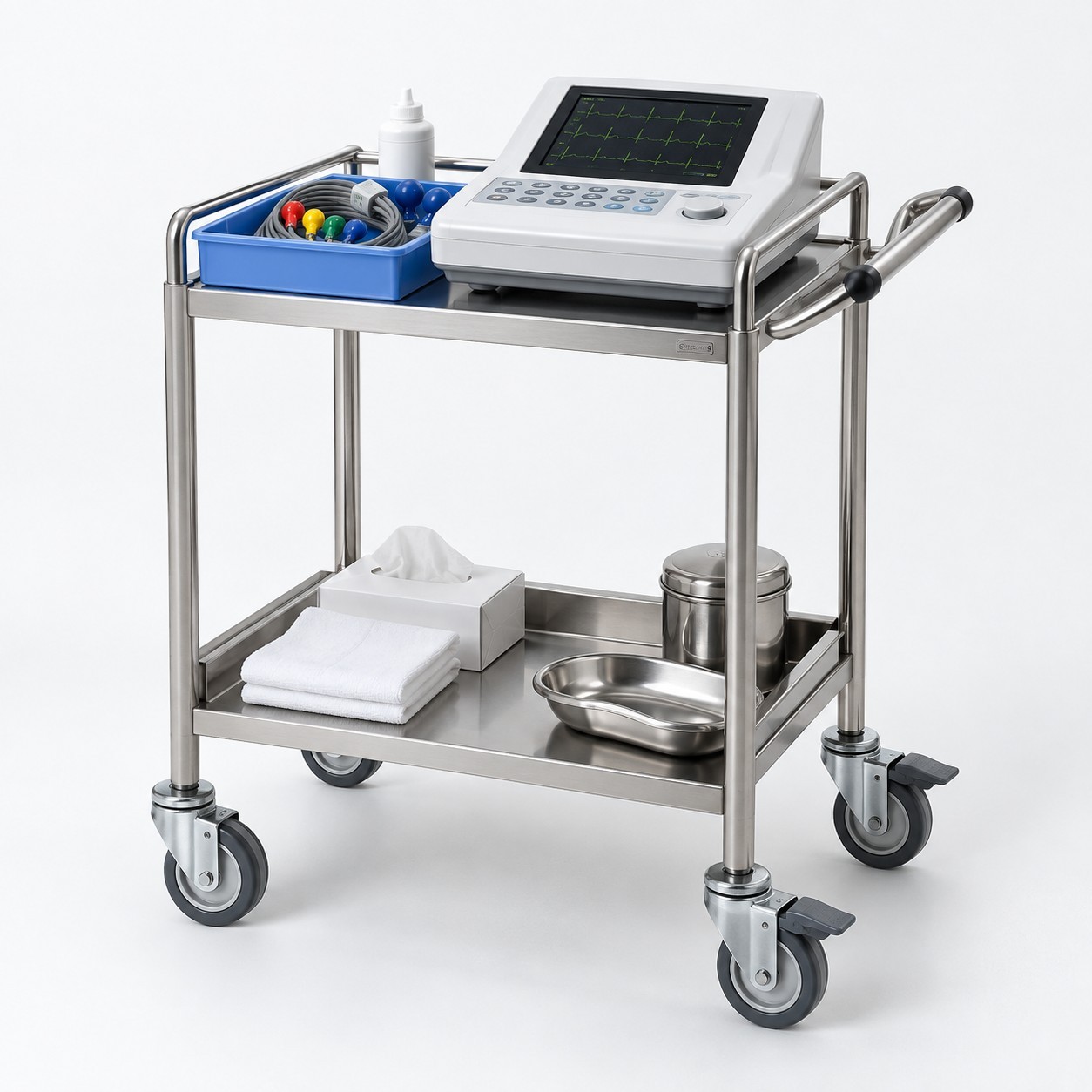SRE Devices ECG / Patient Monitor Trolley