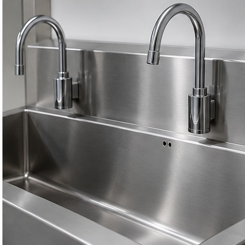 Scrub Station represented in Hospital Hygiene Areas