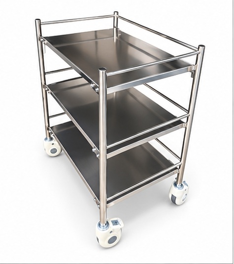 Three Shelves Instrument Trolley SRE009