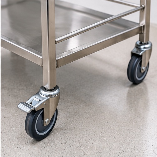 Two Shelves Instrument Trolley represented in Procedure Areas