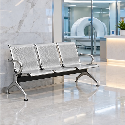 Waiting Area Chair for Three represented in OPD Waiting Areas